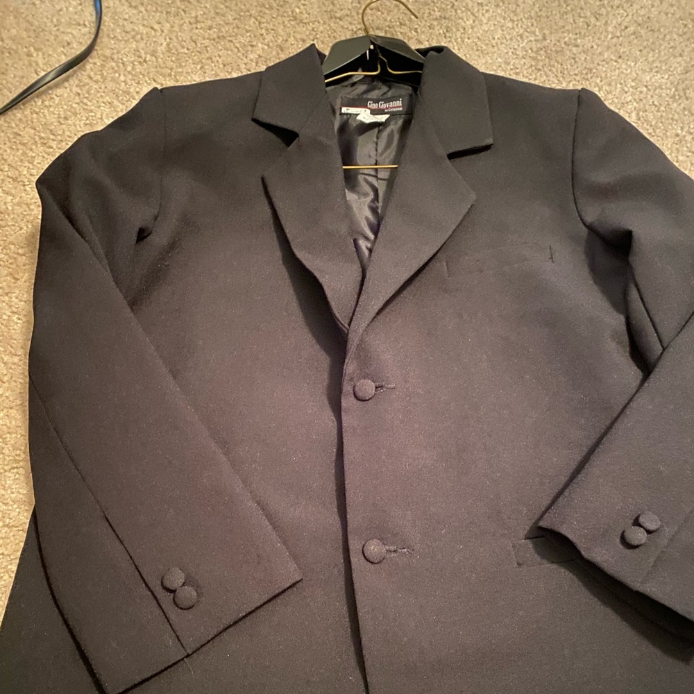 Boys black suit:jacket and pants